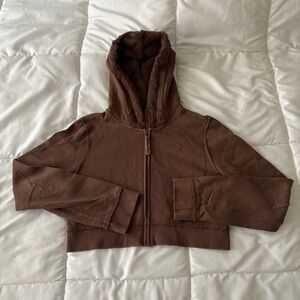 Limited Too Chocolate Brown Zip Hoodie